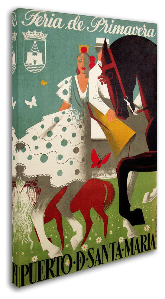 Vintage Apple Collection ''Festival Of Spring'' Canvas Art, 12x19