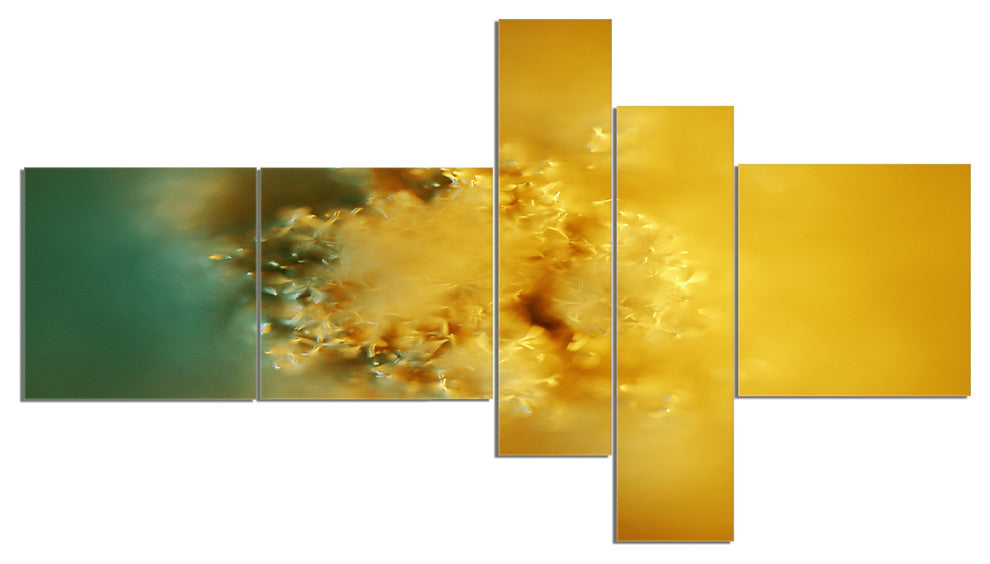 3D Prickly Digital Illustration, Abstract Canvas Art Print, 60"x32", 5 panels