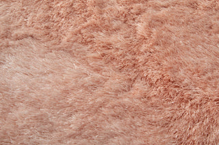 Weave & Wander Armada Plush Shag Rug, Blush, 7'6"x9'6"
