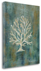 28" Blue Sea Coral Giclee Wrap Canvas Wall Art