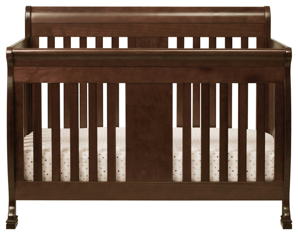 DaVinci Porter 4-in-1 Convertible Crib in Espresso With Toddler Rails