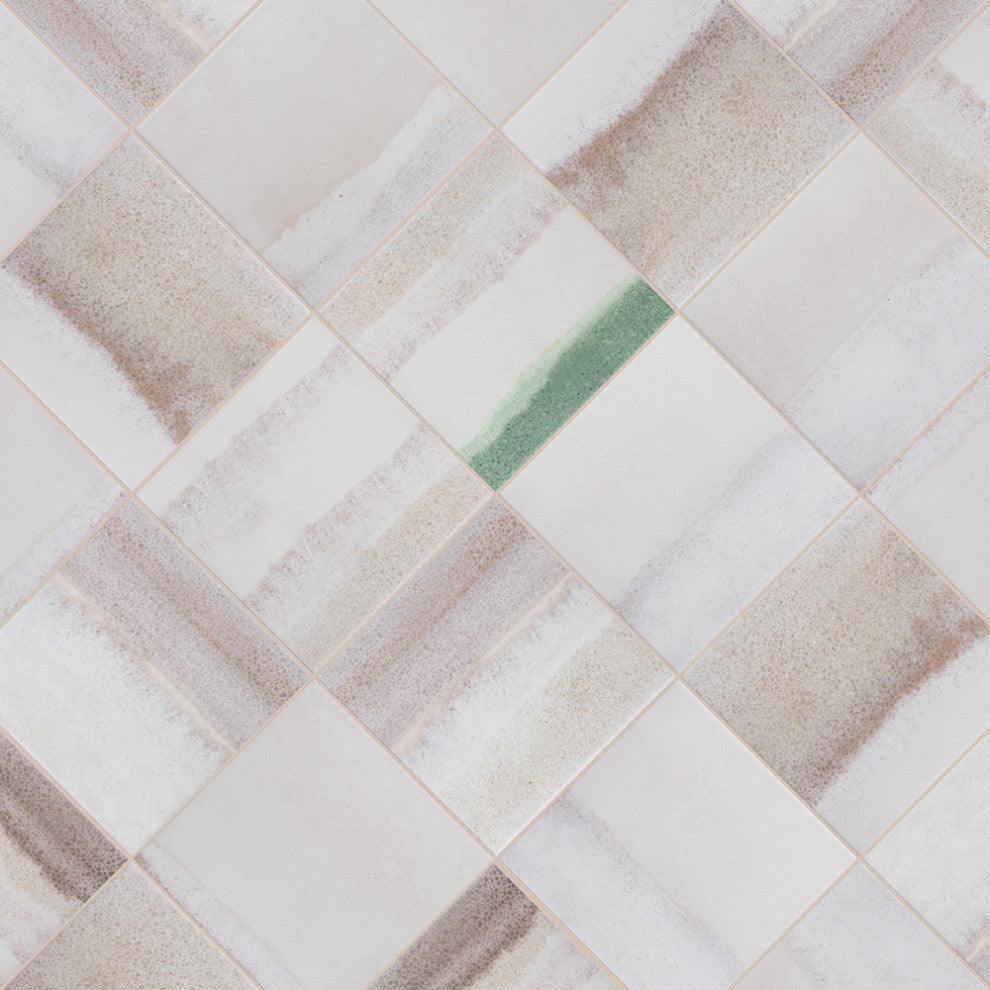 Matter Canvas Bone Green Porcelain Floor and Wall Tile