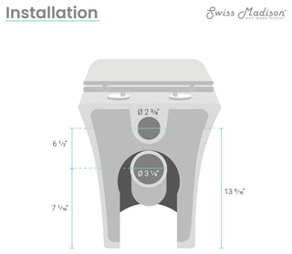 Carre Back-To-Wall Square Toilet Bowl