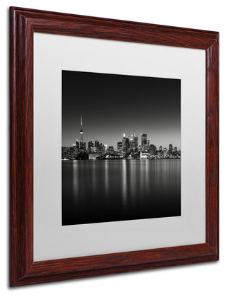 'Lights' Matted Framed Canvas Art by Dave MacVicar