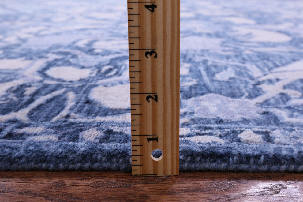 6' 11" X 14' 2" Modern Hand-Knotted Wool Rug Q11898