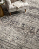 Jean Stoffer x Loloi Katherine Graphite / Jade 2'-7" x 16'-0" Runner Rug