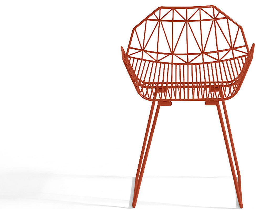 Ace Dining Arm Chair, Matte Orange