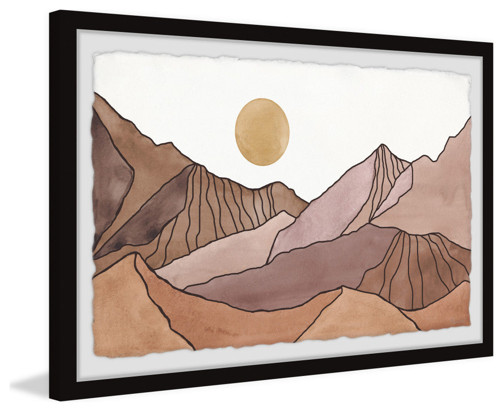 "The Rising Sun" Framed Painting Print, 12x8