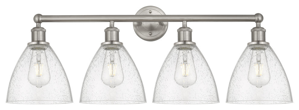 Innovations 616-4W-SN-GBD-754 4 Light Bath Vanity Light, Brushed Satin Nickel