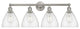 Innovations 616-4W-SN-GBD-754 4 Light Bath Vanity Light, Brushed Satin Nickel