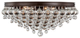 Calypso 6-Light Ceiling Mount, Vibrant Bronze Finish