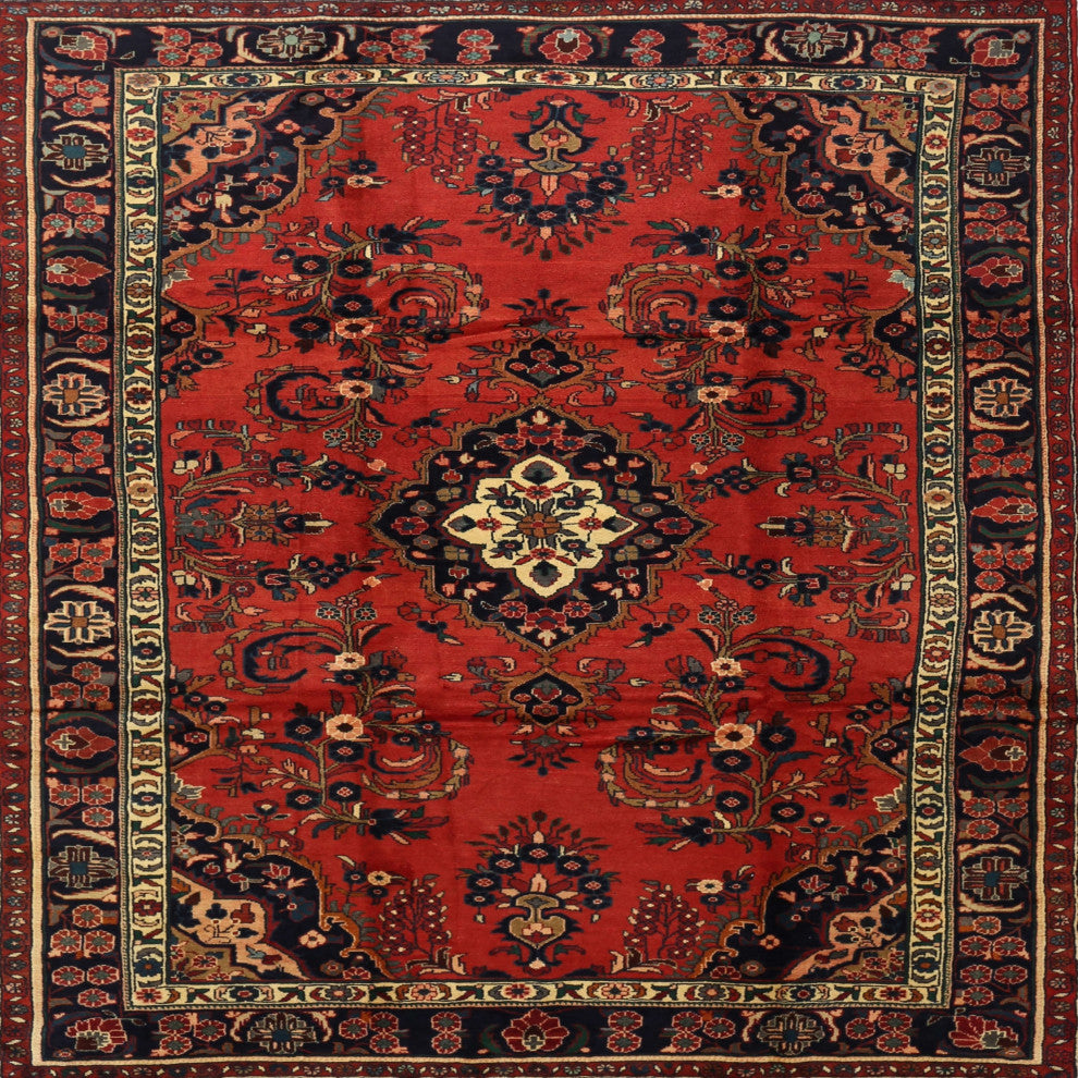 Ahgly Company Indoor Square Traditional Area Rugs, 4' Square