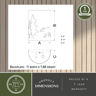 Katmai 5" Wall Light Noble Bronze and Brass Gold