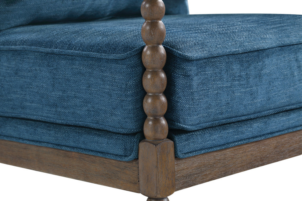 Fletcher Spindle Chair, Navy