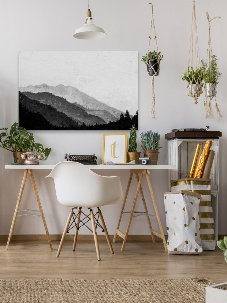 "Conquer Your Fears" Painting Print on Wrapped Canvas, 18x12