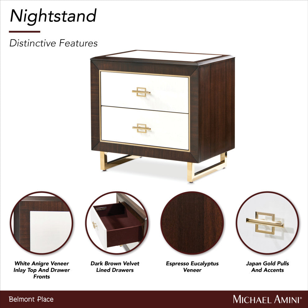 Belmont Place Nightstand Espresso