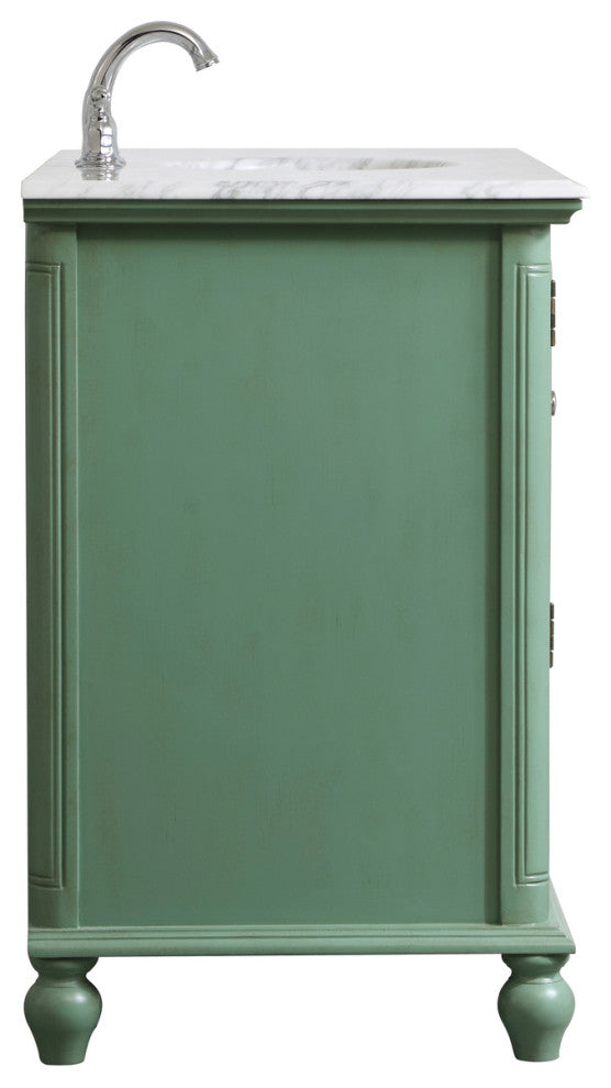 Home Living Single Bathroom Vanity, Vintage Mint, 42"