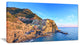 "Manarola Village Cinque Terre Italy" Seashore Wall Art, 32"x16"