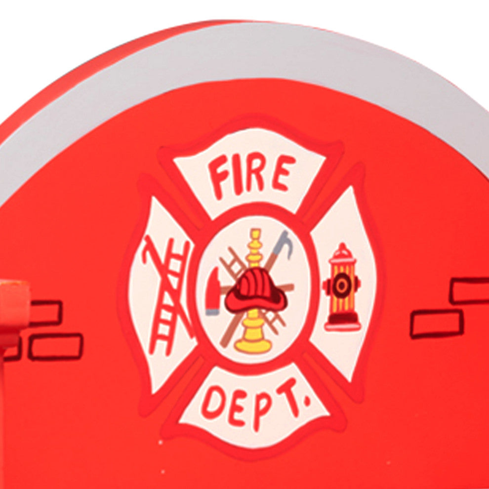 Kids Little Fire Fighters Bookshelf Bookcase