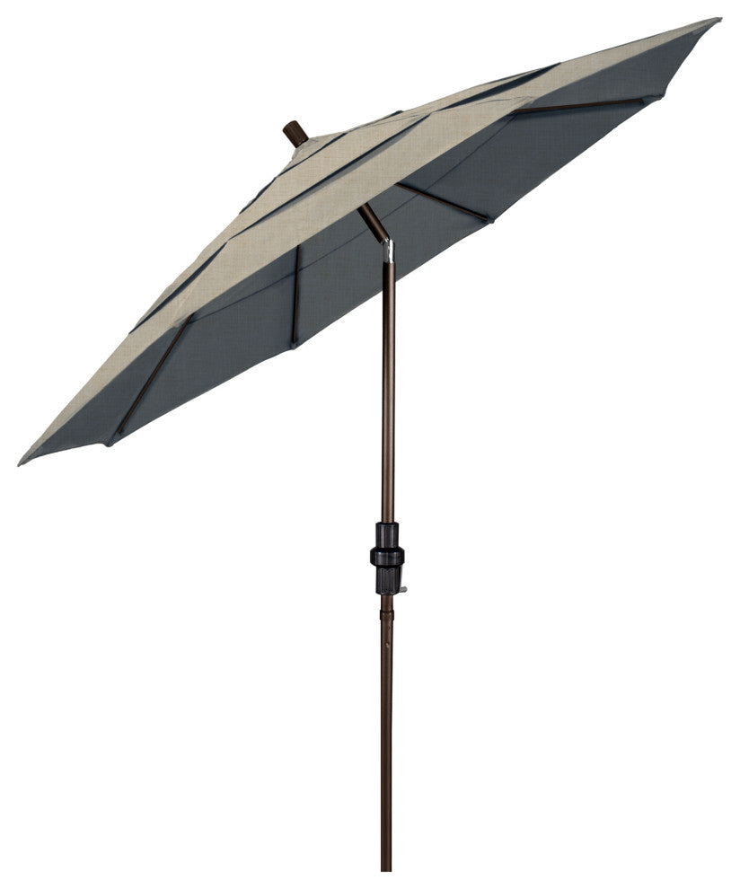 Fiberglass Umbrella Collar Tilt, Sunbrella, Spectrum Dove, 11'