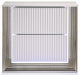 Stunning Bright White LED Two Drawer Nightstand