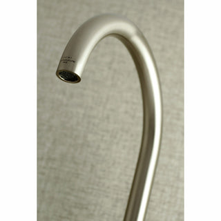 Kingston Brass Two-Handle Wall Mount Kitchen Faucet, Brushed Nickel