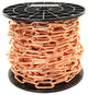 RCH Hardware Steel Standard Link Chandelier Chain, 65 Reel, Copper, U45