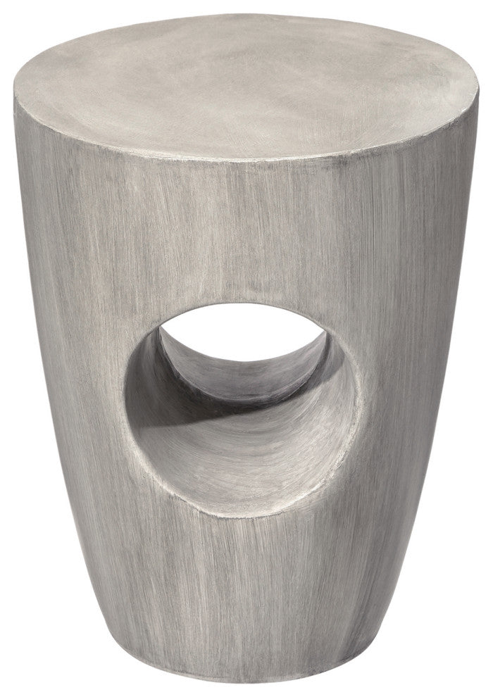 Multi-functional MGO Faux Concrete Garden Stool or Plant Stand or Accent Table