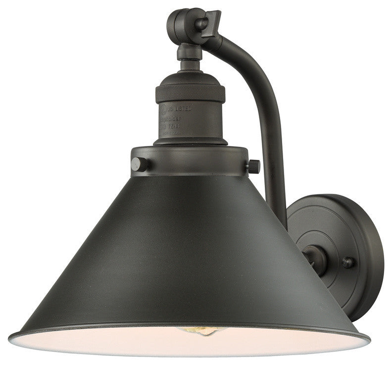 1-Light Dimmable LED Briarcliff 8" Sconce, Oil Rubbed Bronze