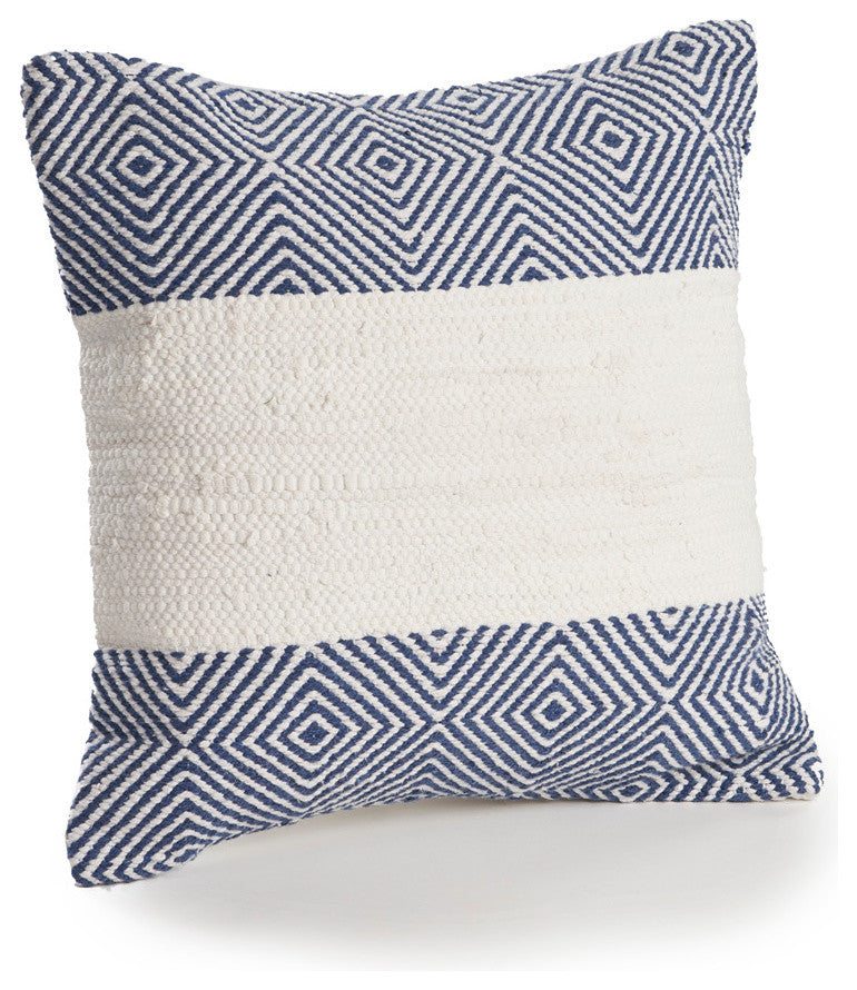 Nautical Geometric Throw Pillow