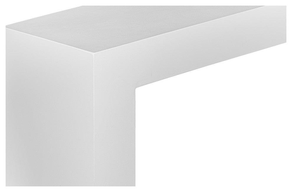 Lazarus Outdoor Bench White