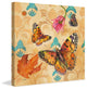 "Painted Lady Butterfly" Painting Print on Canvas by Evelia