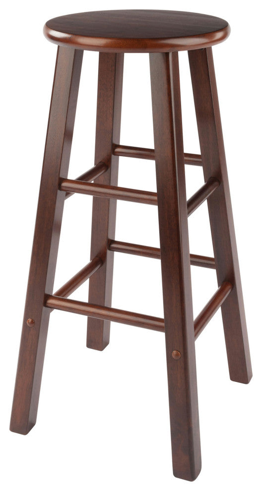 Element 2-Pc Bar Stool Set, Walnut