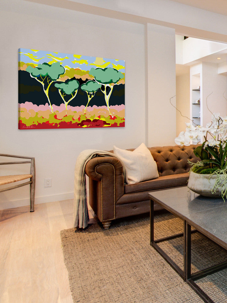 "Juan Les Pins 2" by Arthur Pina Painting Print Wrapped Canvas, 18x12