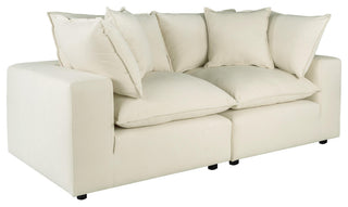 Cali Modular Loveseat, Natural