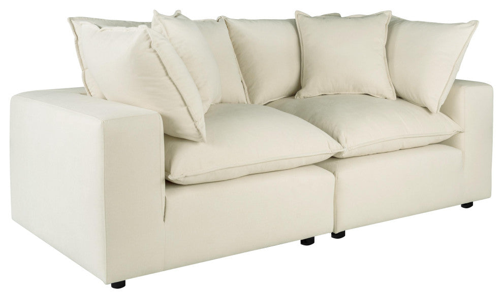 Cali Modular Loveseat, Natural