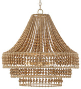 Crystorama Lighting Group SIL-B6006 Silas 6 Light 27"W Beaded - Burnished