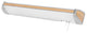 Ideal 52" Fluorescent Overbed Wall Light, Light Oak