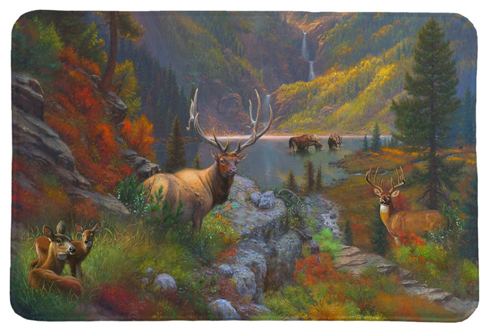 Laural Home Majestic Valley Memory Foam Rug