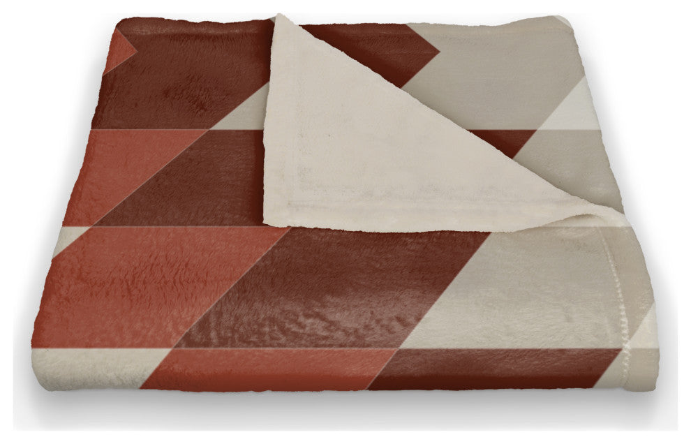 Pink Zig Zag 50x60 Coral Fleece Blanket