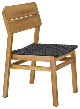 Ivory Coast Acacia Outdoor Dining Chair, Light Teak, Set of 2