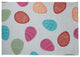 Egg Hunt Easter Chenille Rug, Etched Glass Gray, 8'x10'