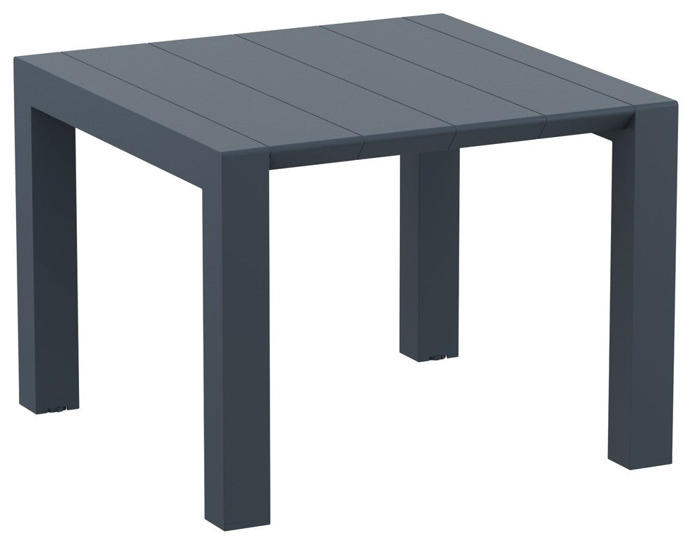Compamia Daytona 5-Piece Extendable Dining Set, Dark Gray