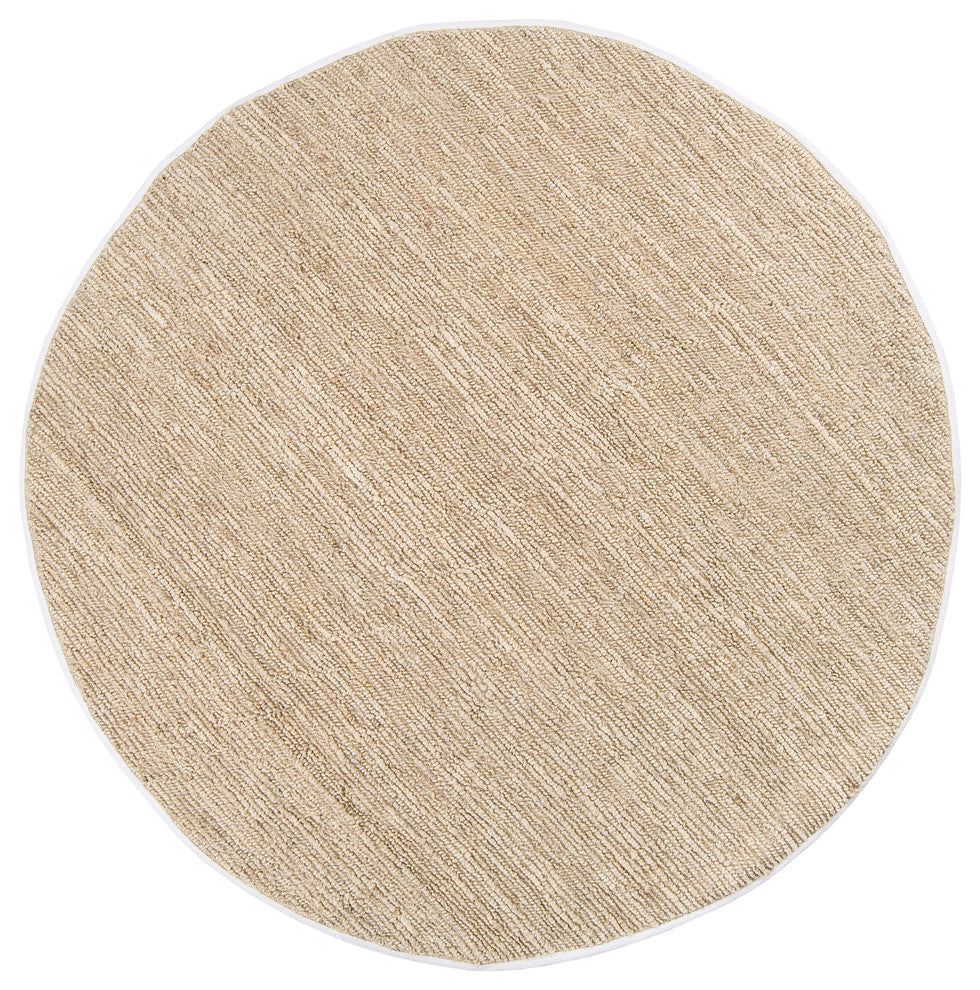 Surya Continental COT-1930 Natural Fiber Area Rug, Cream, 8' Round