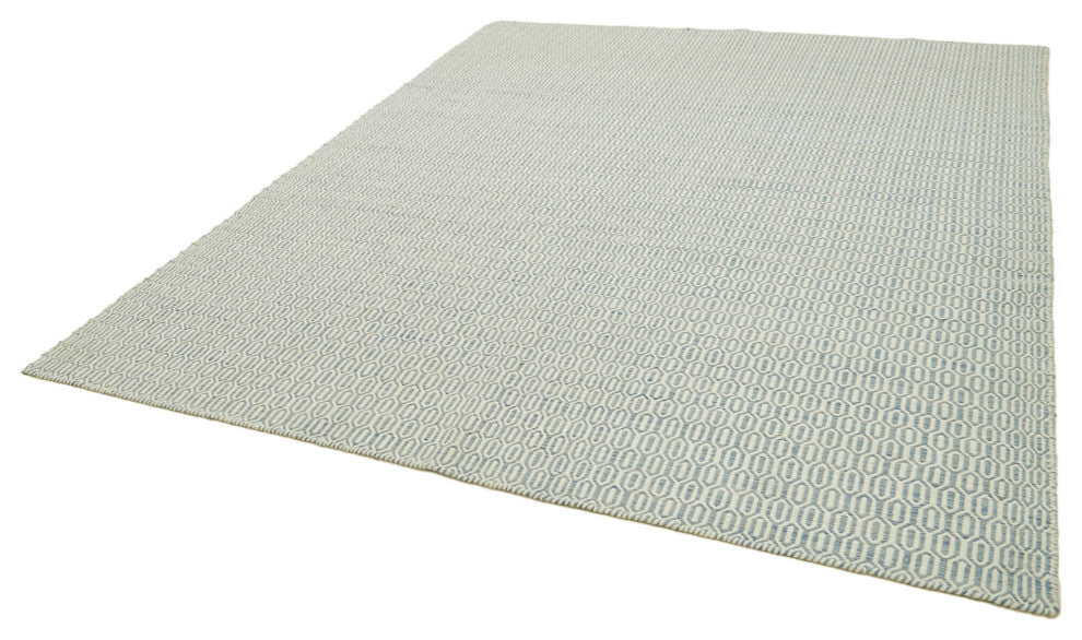 Rug N Carpet - Hand-knotted Modern Design 8' 0'' x 10' 0'' Flatweave Kilim Rug