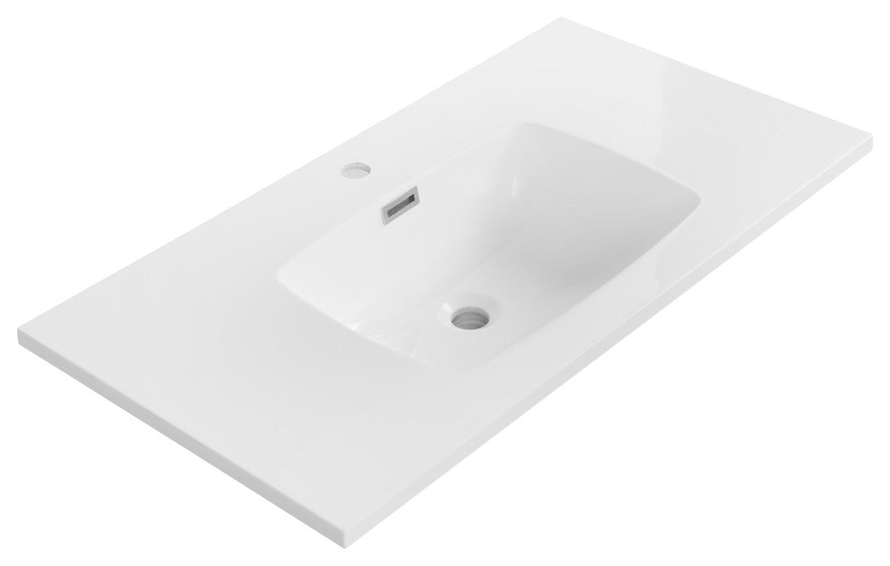 35" Solid Surface Resin Streamline K-1708-35 Vanity Top