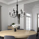Livex Lighting Estate 9 Light Black 2-Tier Chandelier