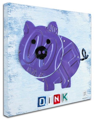 "Oink the Pig" Canvas Art by Design Turnpike