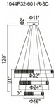 Madeline LED Chandelier With Chrome Finish