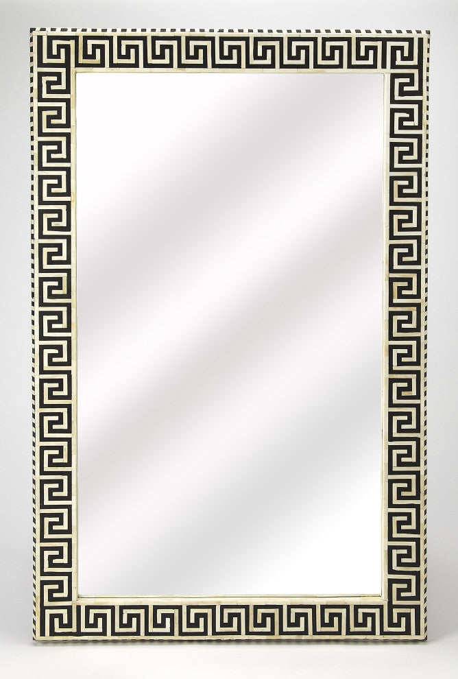Butler Eternity Black Bone Inlay Wall Mirror
